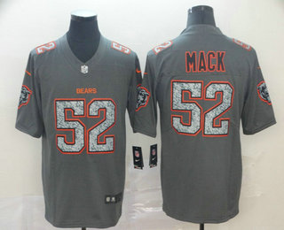 Men's Chicago Bear #52 Khalil Mack Gray Camo 2019 Vapor Untouchable Stitched NFL Nike Limited Jersey Men's Chicago Bear #52 Khalil Mack Gray Camo 2019 Vapor Untouchable Stitched NFL Nike Limited Jersey