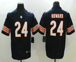 Men's Chicago Bears #24 Jordan Howard Navy Blue 2017 Vapor Untouchable Stitched NFL Nike Limited Jersey Men's Chicago Bears #24 Jordan Howard Navy Blue 2017 Vapor Untouchable Stitched NFL Nike Limited Jersey