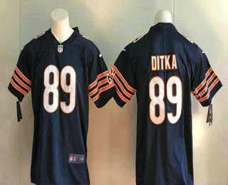 Men's Chicago Bears #89 Mike Ditka Navy Blue 2017 Vapor Untouchable Stitched NFL Nike Limited Jersey Men's Chicago Bears #89 Mike Ditka Navy Blue 2017 Vapor Untouchable Stitched NFL Nike Limited Jersey