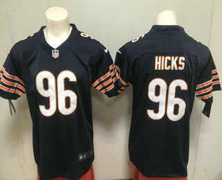 Men's Chicago Bears #96 Akiem Hicks Blue 2017 Vapor Untouchable Stitched NFL Nike Limited Jersey Men's Chicago Bears #96 Akiem Hicks Blue 2017 Vapor Untouchable Stitched NFL Nike Limited Jersey