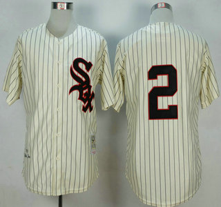 Men's Chicago White Sox #2 Nellie Fox 1959 Cream Throwback Jersey Men's Chicago White Sox #2 Nellie Fox 1959 Cream Throwback Jersey