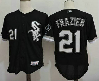 Men's Chicago White Sox #21 Todd Frazier Black 2016 Flexbase Majestic Baseball Jersey Men's Chicago White Sox #21 Todd Frazier Black 2016 Flexbase Majestic Baseball Jersey