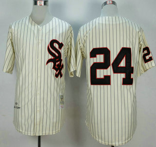 Men's Chicago White Sox #24 Early Wynn 1959 Cream Throwback Jersey Men's Chicago White Sox #24 Early Wynn 1959 Cream Throwback Jersey