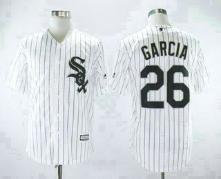 Men's Chicago White Sox #26 Jaime Garcia White Home Stitched MLB Cool Base Jersey Men's Chicago White Sox #26 Jaime Garcia White Home Stitched MLB Cool Base Jersey