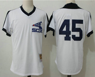 Men's Chicago White Sox #45 Michael Jordan Throwback Mesh Batting Practice Stitched MLB Mitchell & Ness Jersey Men's Chicago White Sox #45 Michael Jordan Throwback Mesh Batting Practice Stitched MLB Mitchell & Ness Jersey