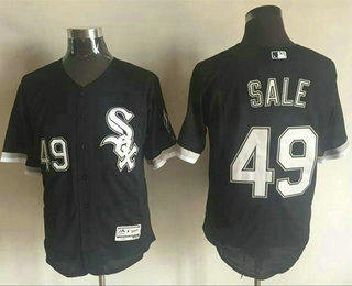 Men's Chicago White Sox #49 Chris Sale Black 2016 Flexbase Majestic Baseball Jersey Men's Chicago White Sox #49 Chris Sale Black 2016 Flexbase Majestic Baseball Jersey