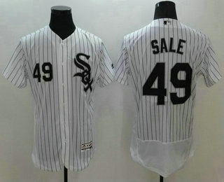 Men's Chicago White Sox #49 Chris Sale White 2016 Flexbase Majestic Baseball Jersey Men's Chicago White Sox #49 Chris Sale White 2016 Flexbase Majestic Baseball Jersey