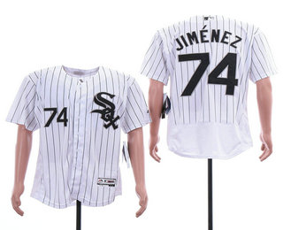 Men's Chicago White Sox #74 Eloy Jimenez White Home Stitched MLB Flex Base Jersey Men's Chicago White Sox #74 Eloy Jimenez White Home Stitched MLB Flex Base Jersey