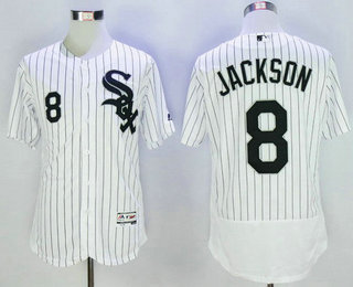Men's Chicago White Sox #8 Bo Jackson Retired White 2016 Flexbase Majestic Baseball Jersey Men's Chicago White Sox #8 Bo Jackson Retired White 2016 Flexbase Majestic Baseball Jersey