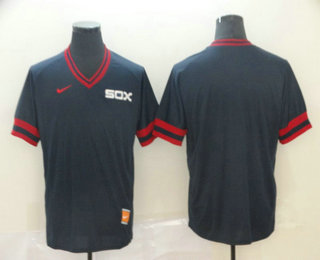 Men's Chicago White Sox Blank Navy Blue Nike Cooperstown Collection Legend V Neck Jersey Men's Chicago White Sox Blank Navy Blue Nike Cooperstown Collection Legend V Neck Jersey