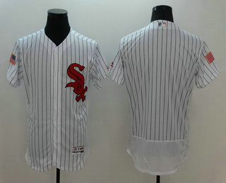 Men's Chicago White Sox Blank White Fashion Stars & Stripes 2016 Flexbase MLB Independence Day Jersey Men's Chicago White Sox Blank White Fashion Stars & Stripes 2016 Flexbase MLB Independence Day Jersey