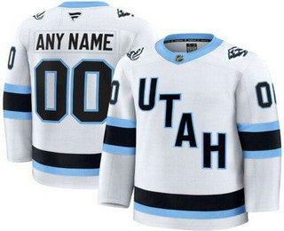 Men's Utah Mammoth Customized White Authentic Jersey